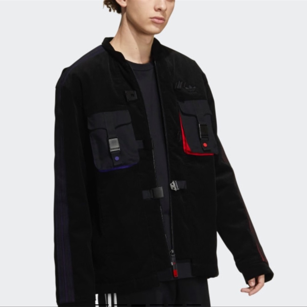NWT Adidas Chinese New Year corduroy coach jacket